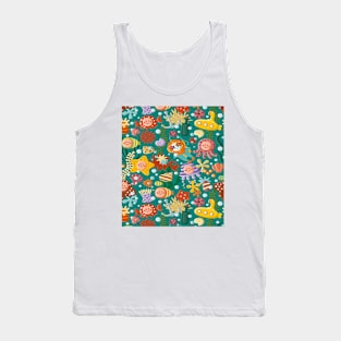 Ocean Life Of Sea Creatures Tank Top